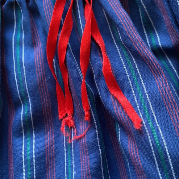 Vintage 70s Miniatures in Fashion striped lace tiered collared dress 3/4T - Picture 4 of 10